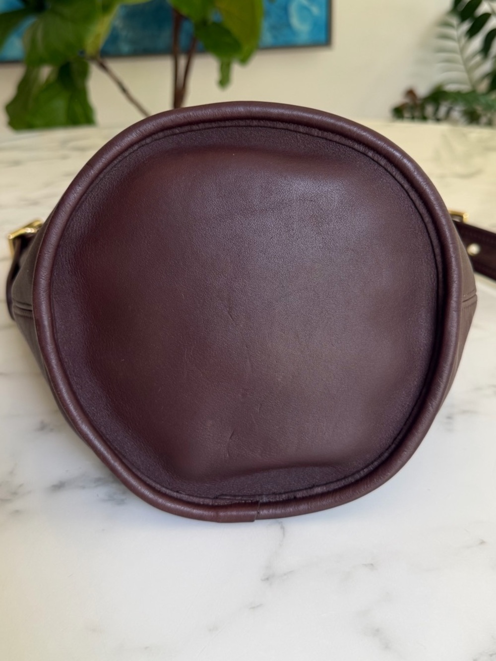 Coach Vintage Helen's Legacy Crossbody Shoulder Bag 9953 Mahogany Brown Leather - Picture 9 of 16